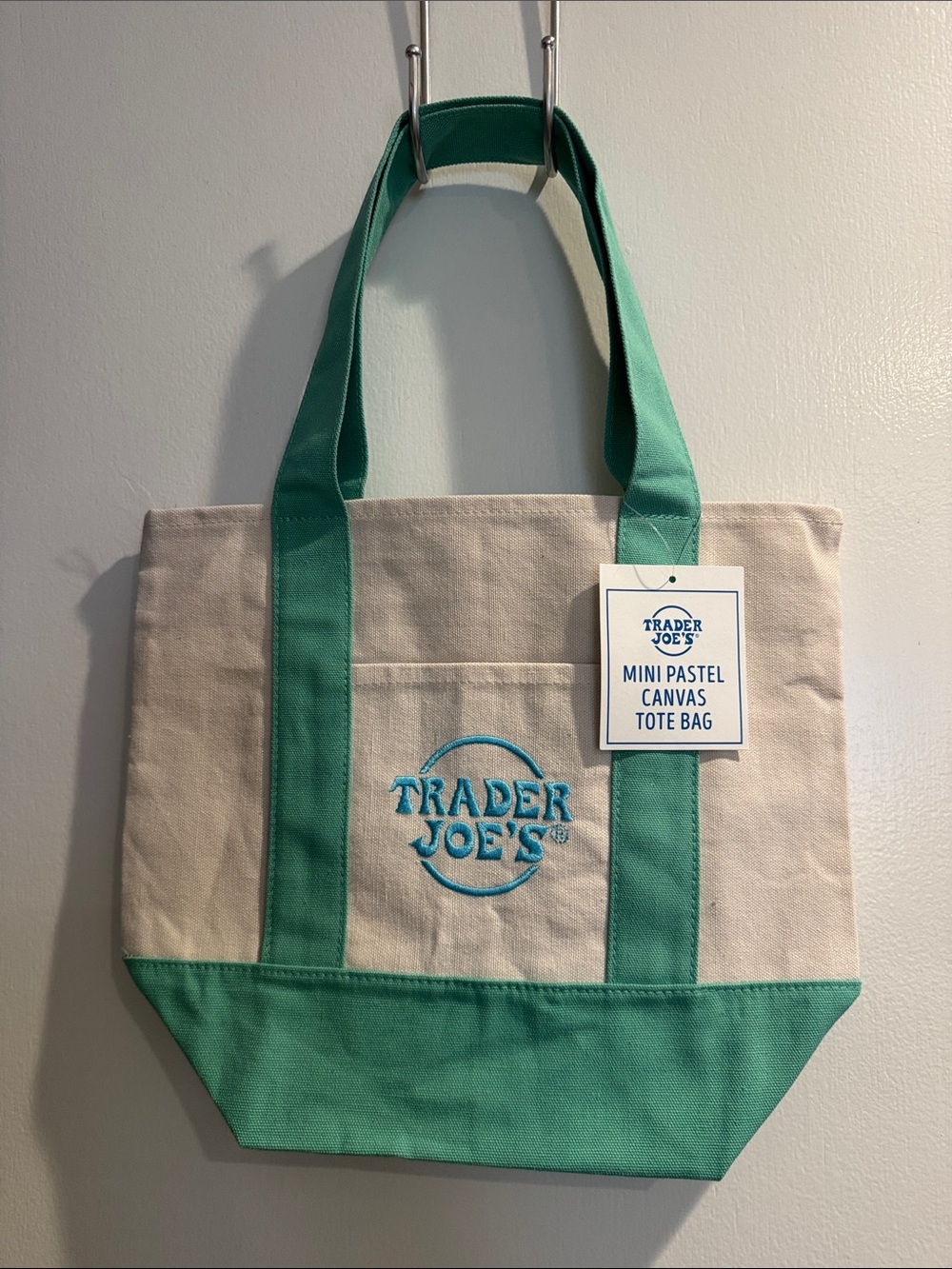 Trader Joe’s Mini Tote Bags - Pastel Green/Mint